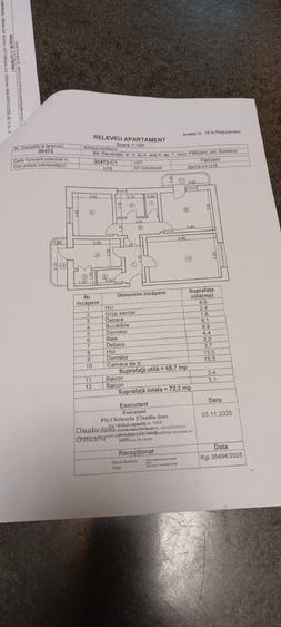 Apartament cu 3 camere decomandat în Fălticeni
