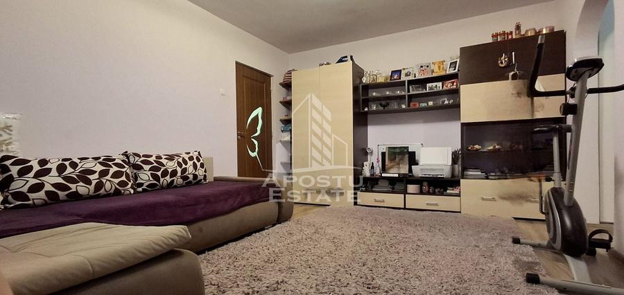 Apartament cu 2 camere semidecomandat, mobilat în Micălaca