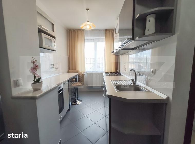 Apartament cu 2 camere semidecomandat în Central