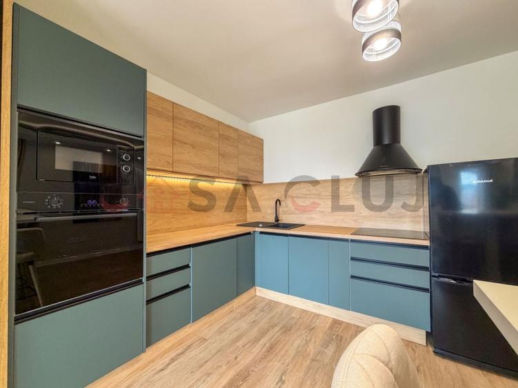 Apartament cu 2 camere semidecomandat, mobilat în Dâmbul Rotund