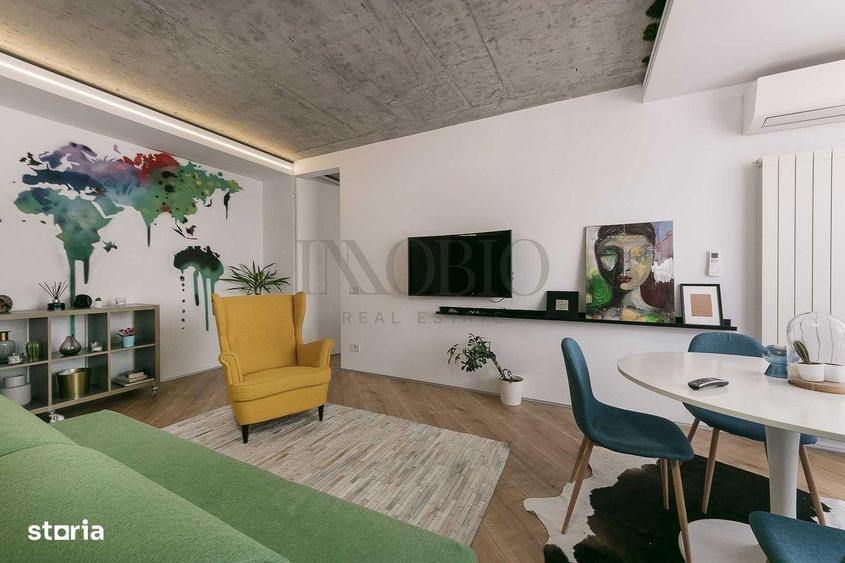 Apartament cu 2 camere, mobilat în Tei