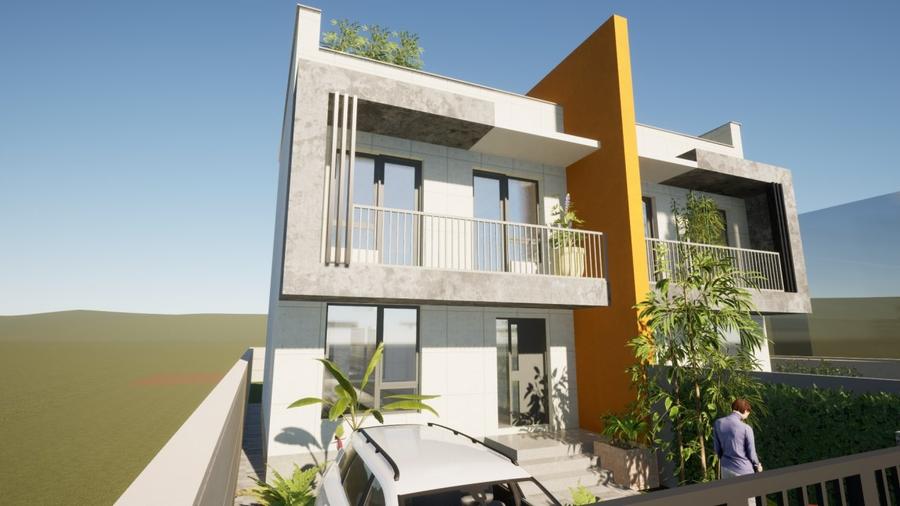 Duplex cu 4 camere cu Canalizare în Nord