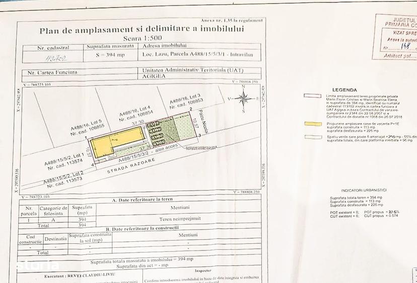 Casă cu 10 camere cu Teren 394 Mp în Agigea