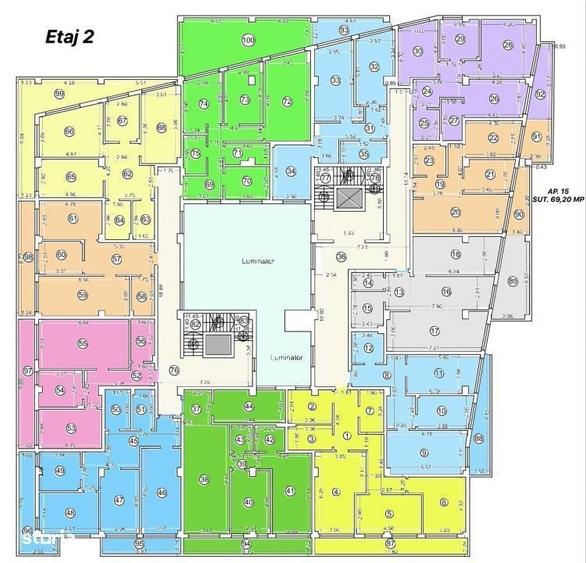Apartament cu 2 camere decomandat în Tomis Nord