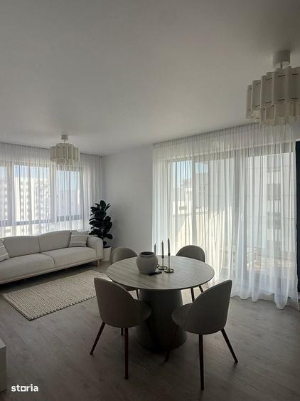 Apartament cu 3 camere, mobilat în Băneasa