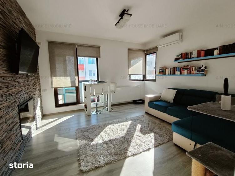 Apartament cu 2 camere semidecomandat în Chiajna