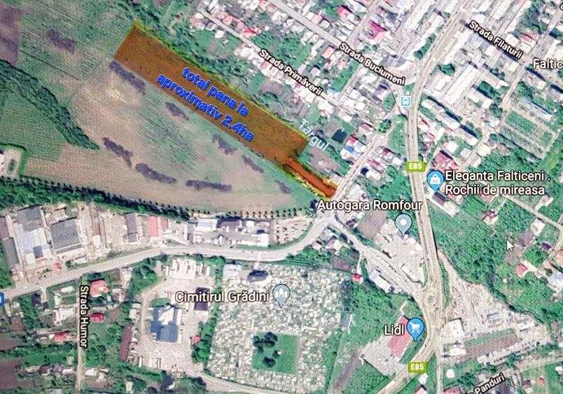 Teren de 17000 mp, în Fălticeni