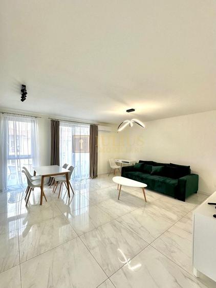 Apartament cu 2 camere semidecomandat, mobilat în Giroc