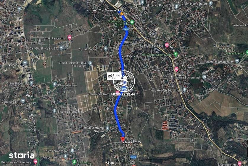 Teren de 612 mp, în Bucium