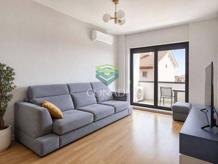Apartament cu 3 camere semidecomandat, mobilat în Domenii