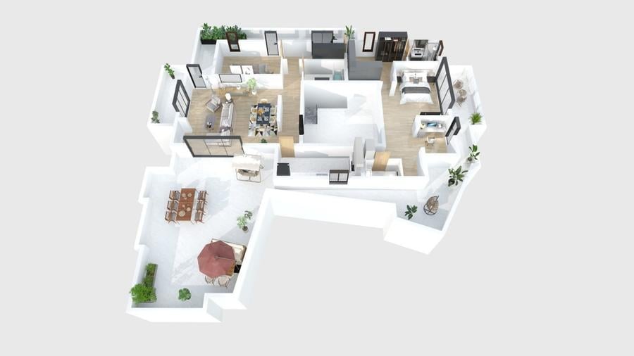 Apartament cu 3 camere decomandat în Eminescu
