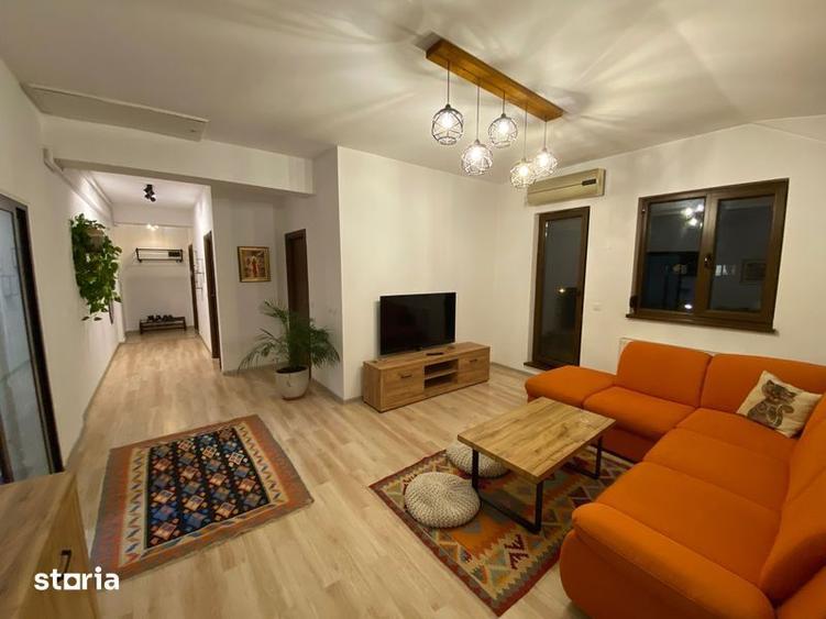 Apartament cu 3 camere, mobilat în Bucureștii Noi