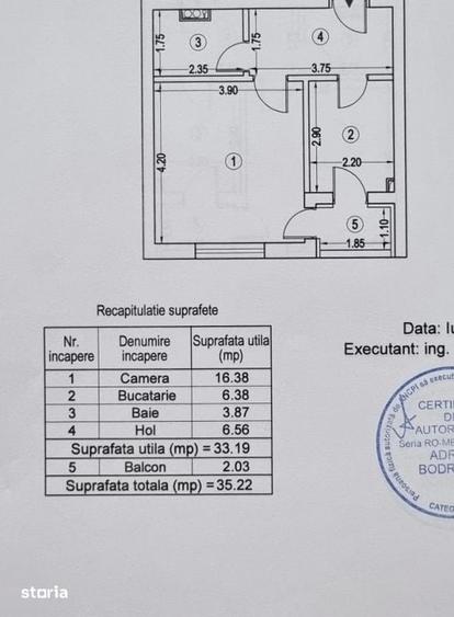 Garsonieră decomandată în Militari