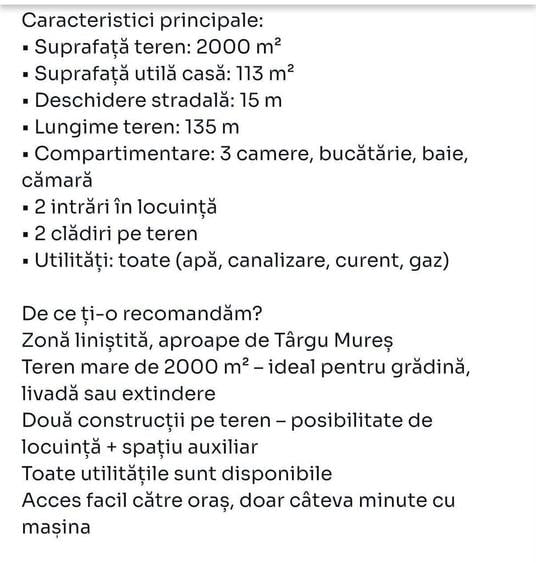 Casă cu 3 camere în Central