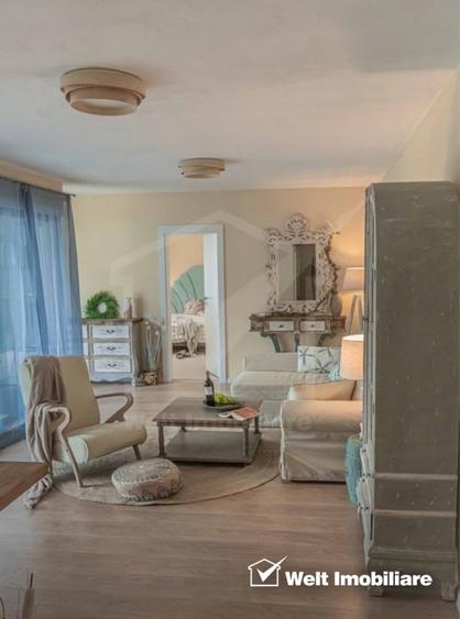 Apartament cu 3 camere semidecomandat, mobilat în Borhanci