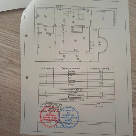 Casă individuală cu 3 camere cu Teren 608 Mp în Central
