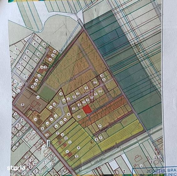 Teren 576 MP cu PUZ-Constructie Casa Individuala-Stupini - Comision 0% - 4