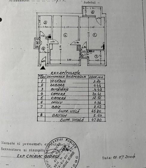 Apartament cu 2 camere semidecomandat, mobilat în Magheru