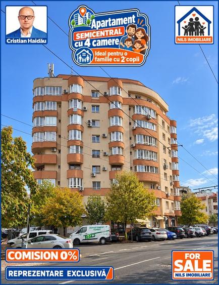 Apartament cu 4 camere decomandat în Calea Călărașilor