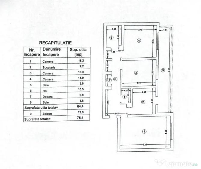 Apartament 3 camere - Dancu - Iasi (Iasi)