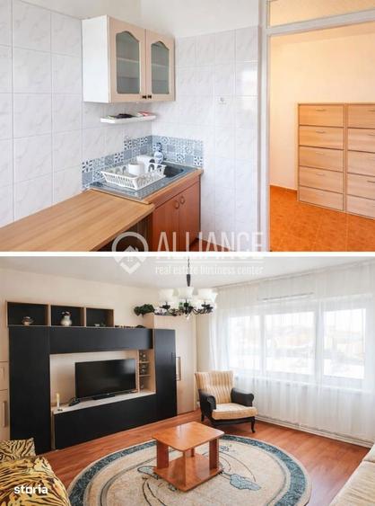 Apartament cu 2 camere semidecomandat, mobilat în Capitol