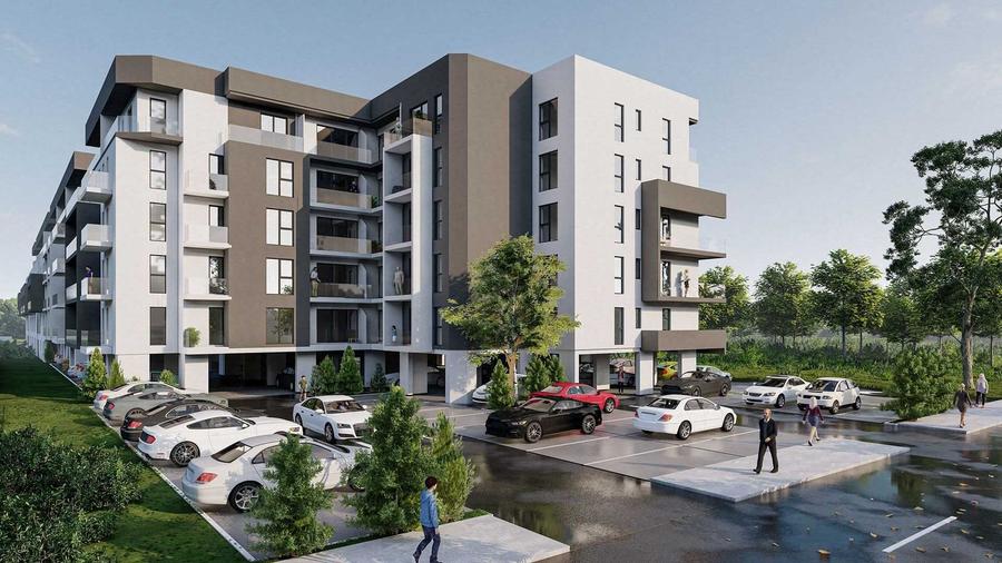Apartament cu 3 camere semidecomandat în Jilava