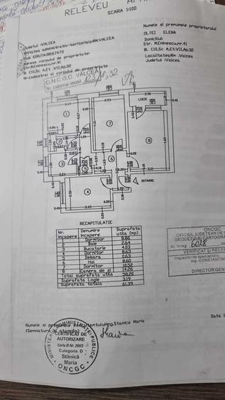 Apartament cu 3 camere decomandat în Central