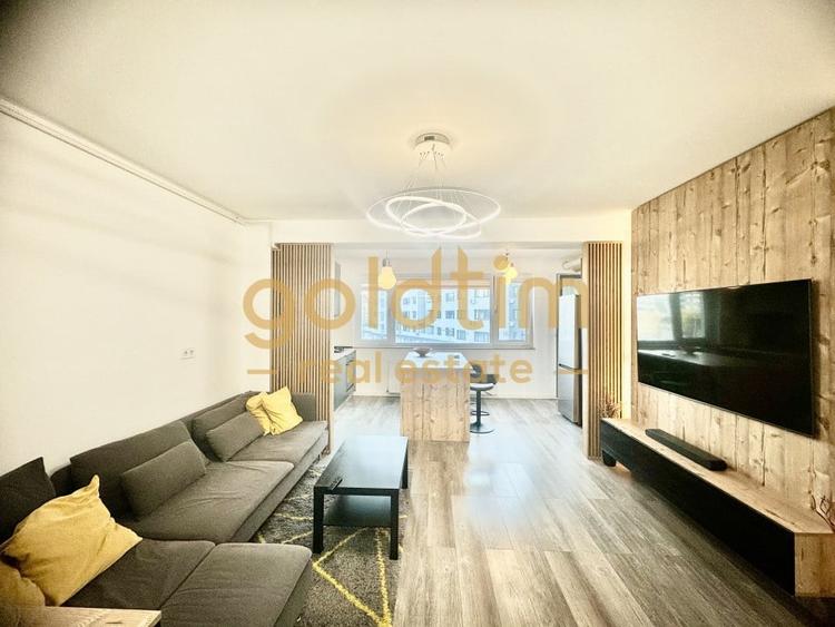 Apartament cu 2 camere semidecomandat, mobilat în Pipera
