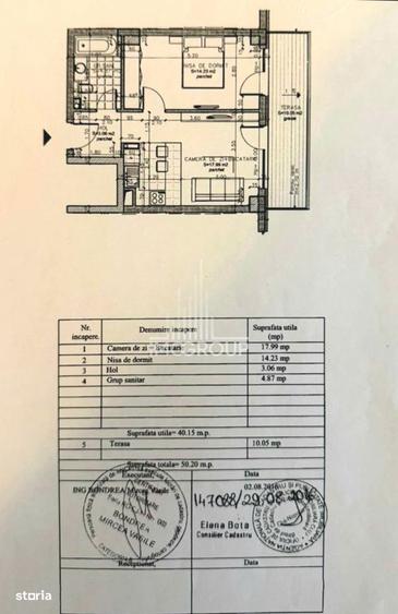 Apartament cu 2 camere, mobilat în Bună Ziua