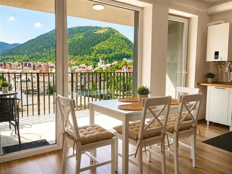 2 camere,bloc nou 2024, 64 mp, terasa, panorama montana, parcare subterana, boxa - 1