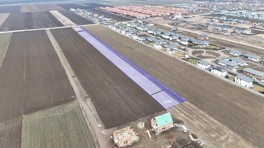 Teren de 500 mp, în Cristian