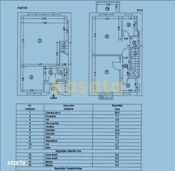 Casă cu 3 camere cu Teren 107 Mp în Pipera
