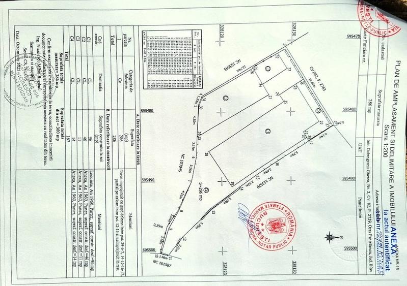 Teren de 286 mp, în Pantelimon
