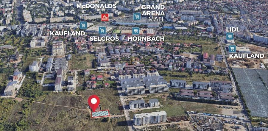 Teren Construcții intravilan de 934 mp, în Metalurgiei