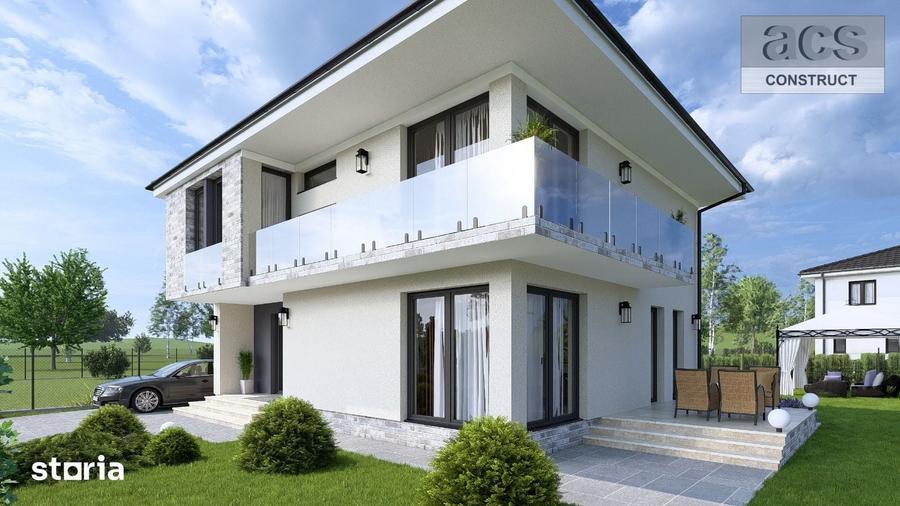 Casă cu 4 camere cu Teren 601 Mp în Baciu