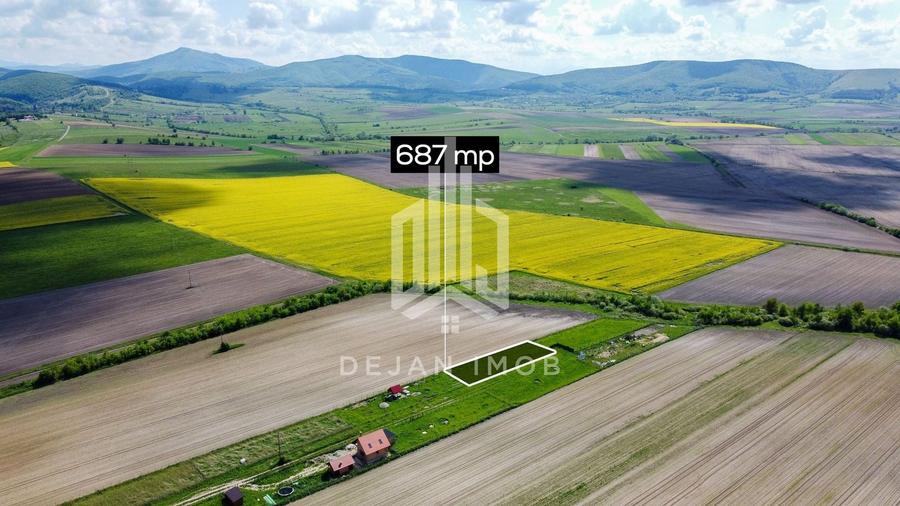 Teren agricol intravilan de 687 mp, în Aninoasa