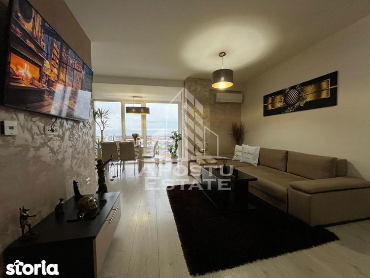 Apartament cu 2 camere semidecomandat, mobilat în Soarelui