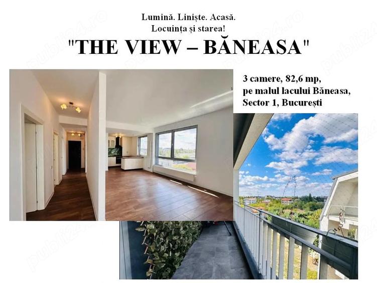 Apartament cu 3 camere decomandat în Băneasa