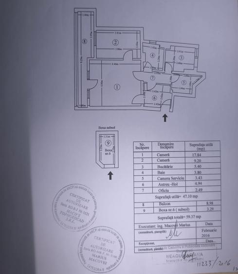 Apartament cu 2 camere semidecomandat în Centrul Istoric