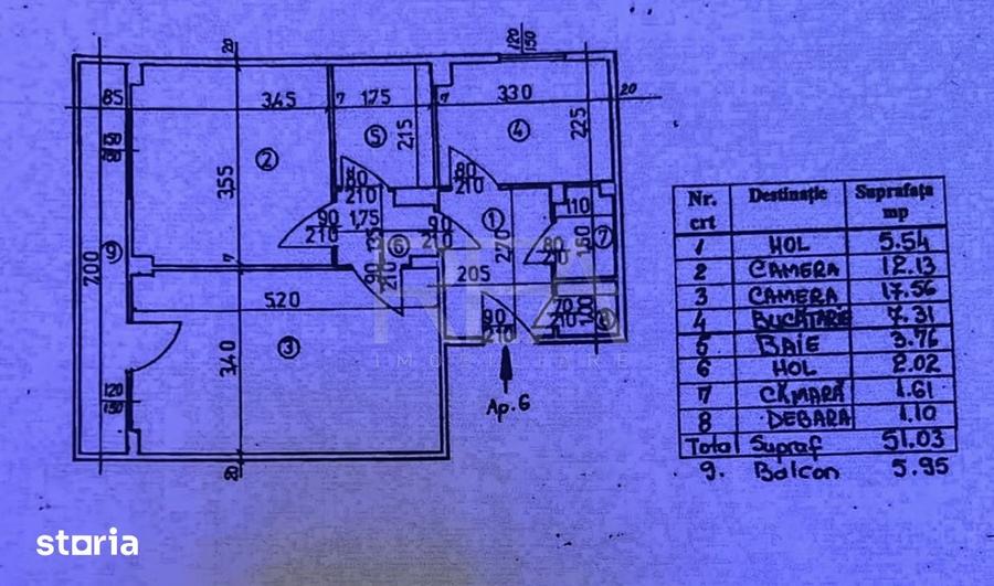 Apartament cu 2 camere semidecomandat, mobilat în Rahova