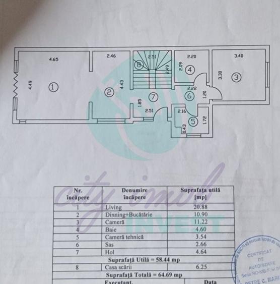 Casă individuală cu 5 camere cu Canalizare în Parcul Circului
