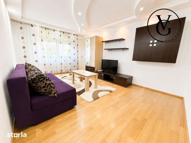 Apartament cu 2 camere decomandat, mobilat în City Park Mall