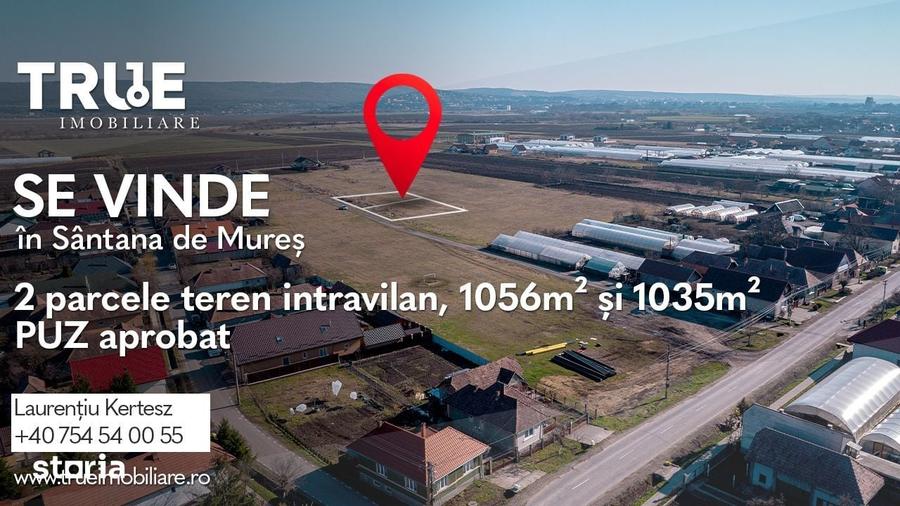 Teren de 1035 mp, în Sântana de Mureș