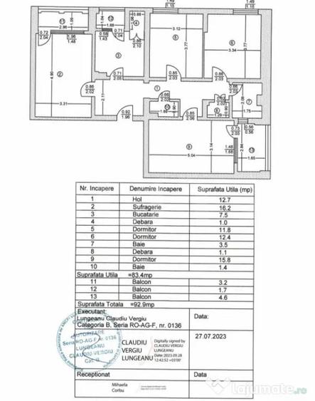 Apartament 4 camere decomandat, 93 mp, zona Ploiesti Sud - 2