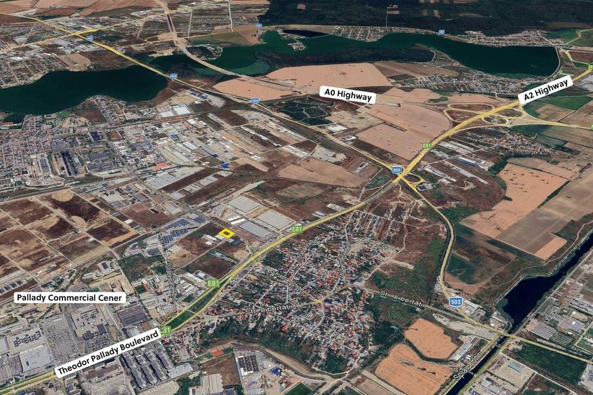 Teren Construcții intravilan de 3950 mp, în Theodor Pallady