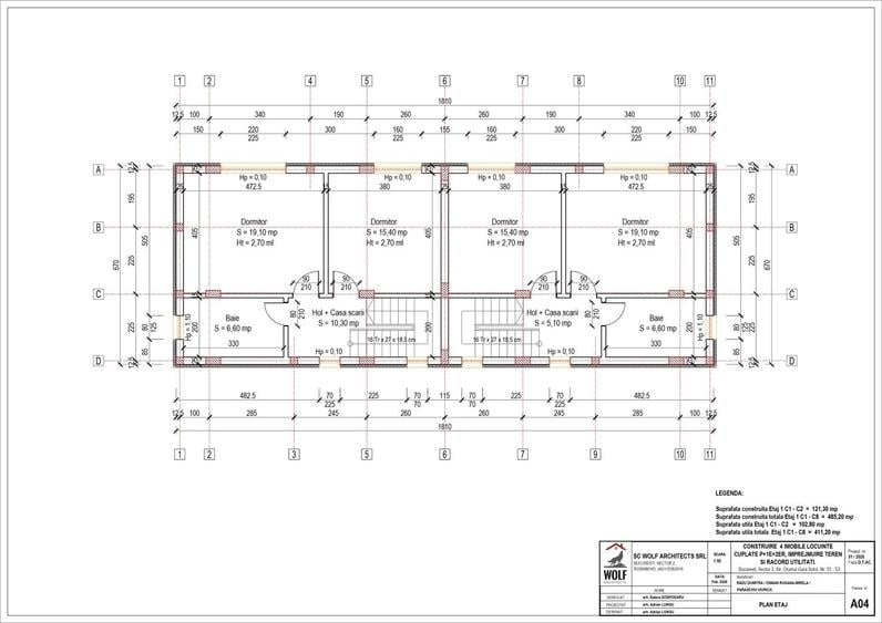 Duplex cu 4 camere cu Canalizare în Theodor Pallady