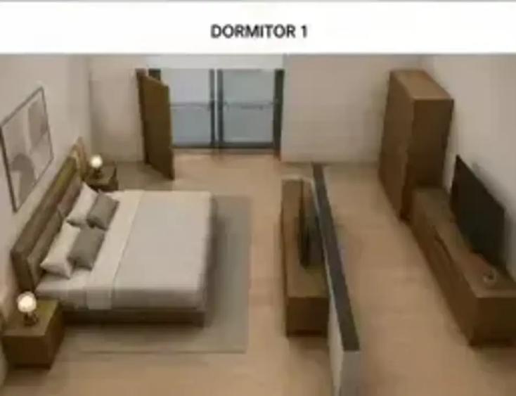 Apartament cu 3 camere semidecomandat în Pipera