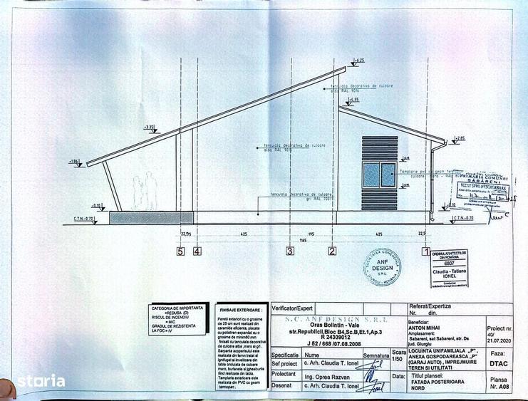 Teren de vanzare cu fundatie casa construita, utilitati disponibile - 2