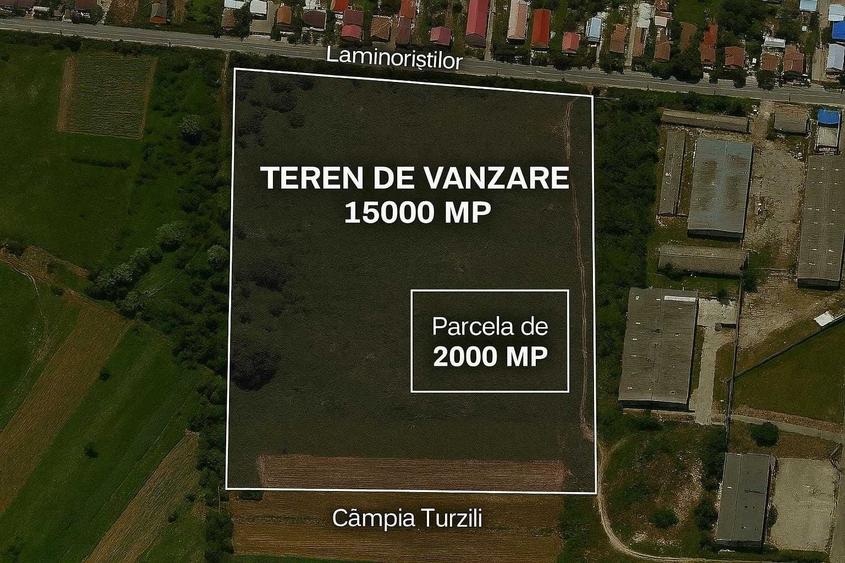 Teren de 15000 mp, în Exterior Vest