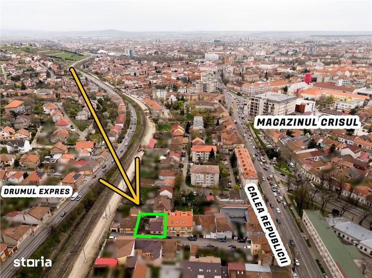 Casă cu 2 camere cu Teren 200 Mp în Central